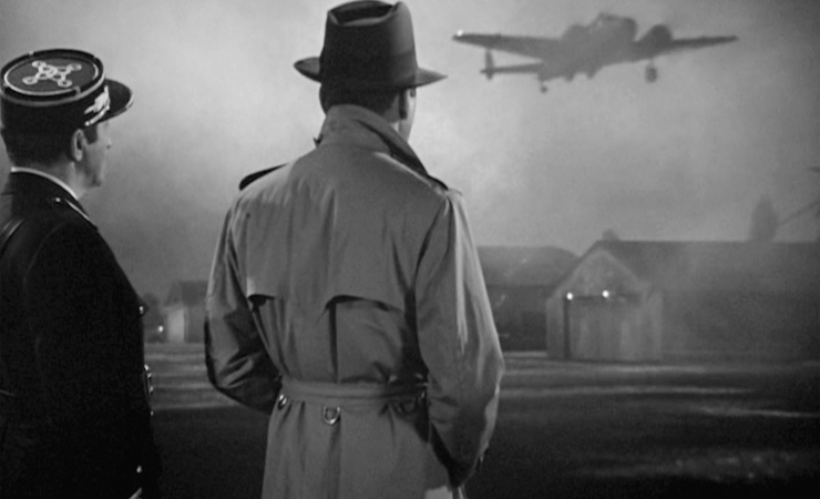 Plane Landing in Opening Scene of Casablanca